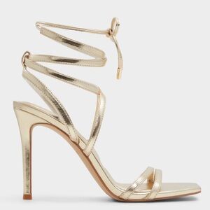 Aldo Gold Strappy High Heels